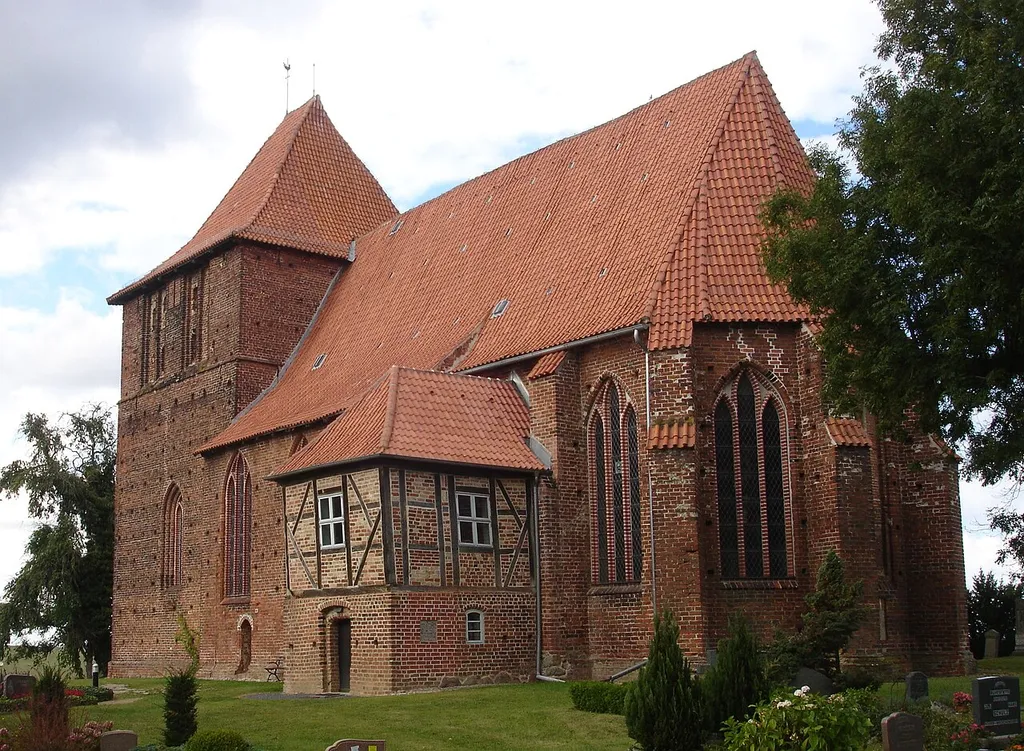 Church in Hohenkirchen, district Nordwestmecklenburg, Mecklenburg-Vorpommern, Germany