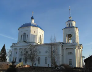 Znamenskaya Church in the selo of Ilyinskoye (Likhoslavlsky District)