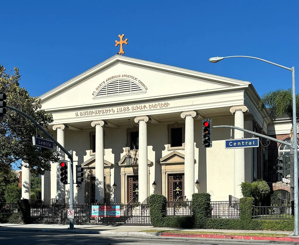 Saint Mary's Armenian Apostolic Church (Glendale, California) July 2024.