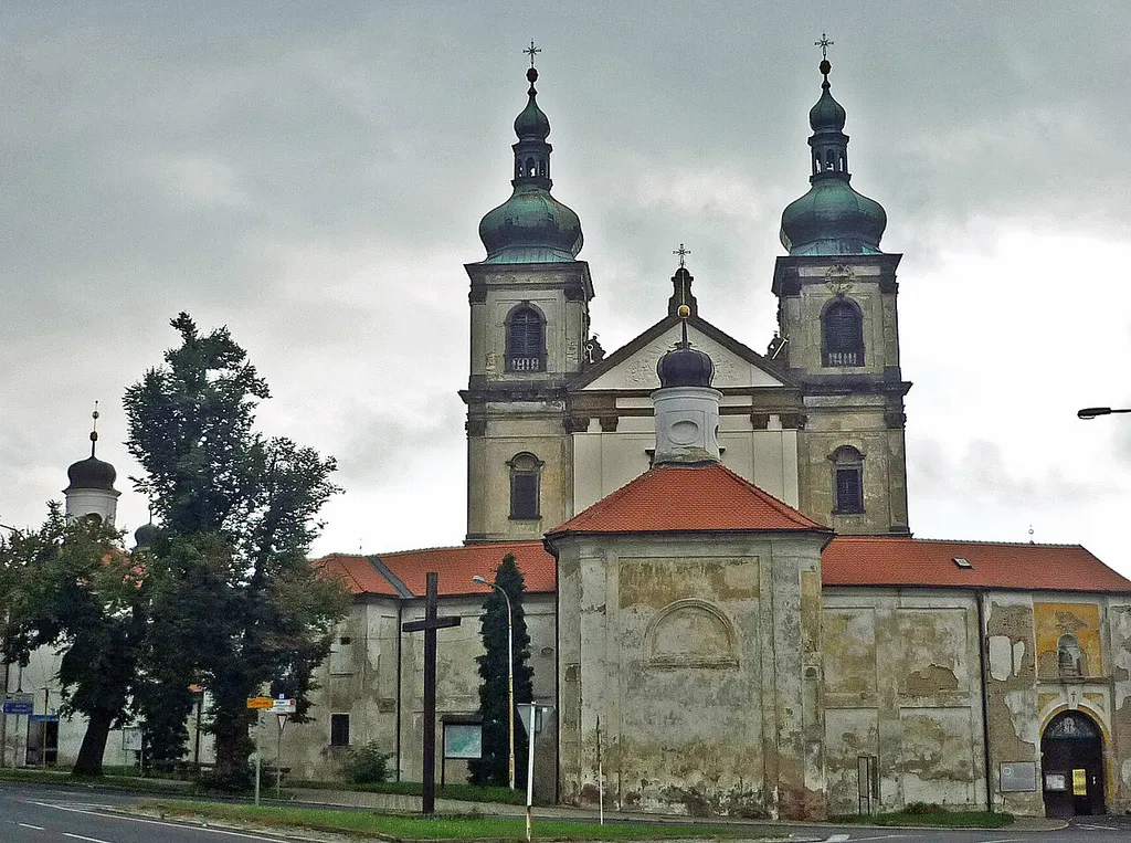 Wallfahrtskirche Schmerzen Mariens in Mariaschein (Bohosudov) in Nordböhmen