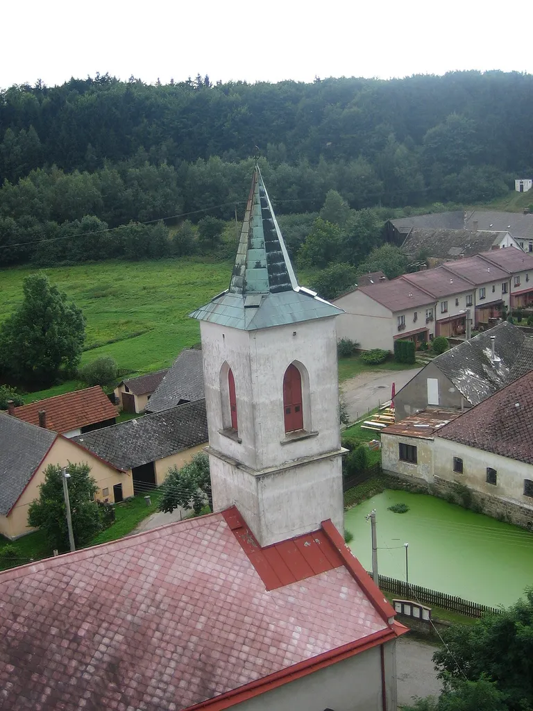 Věž tzv."dolního" kostela
