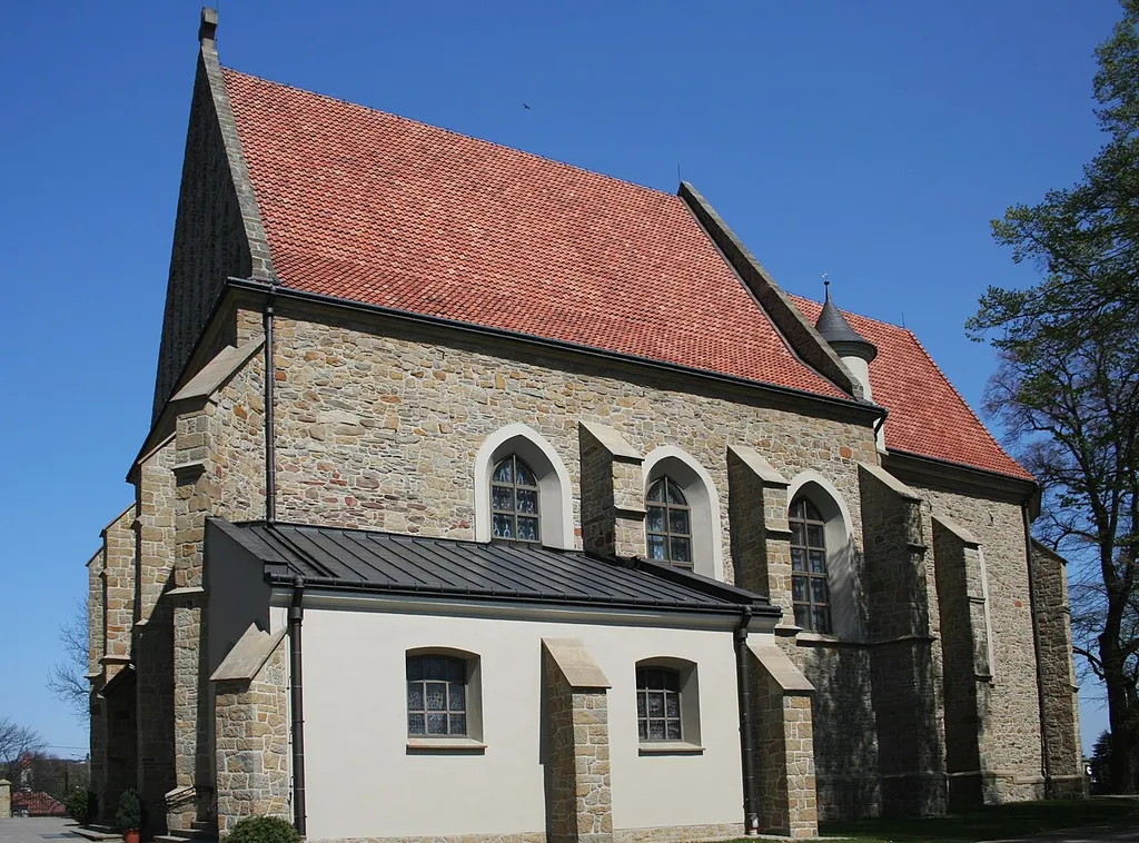 The church of Blessed Virgin Mary in Jasło, Poland.