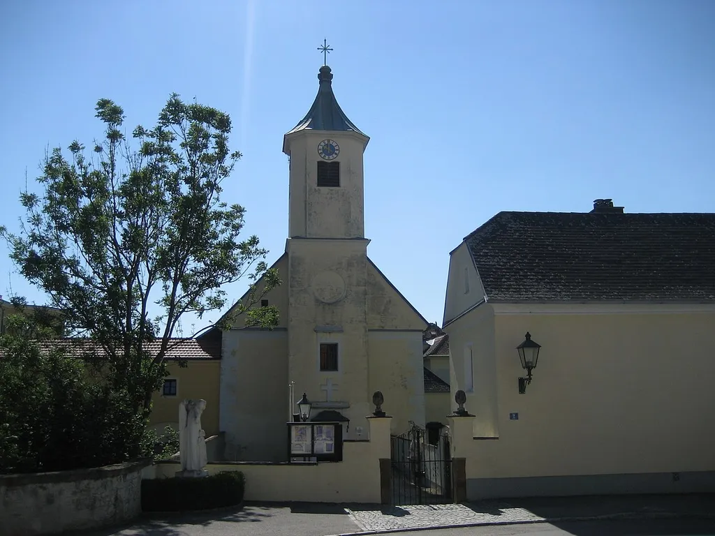 Die katholische Kirche in Judenau, in Niederösterreich