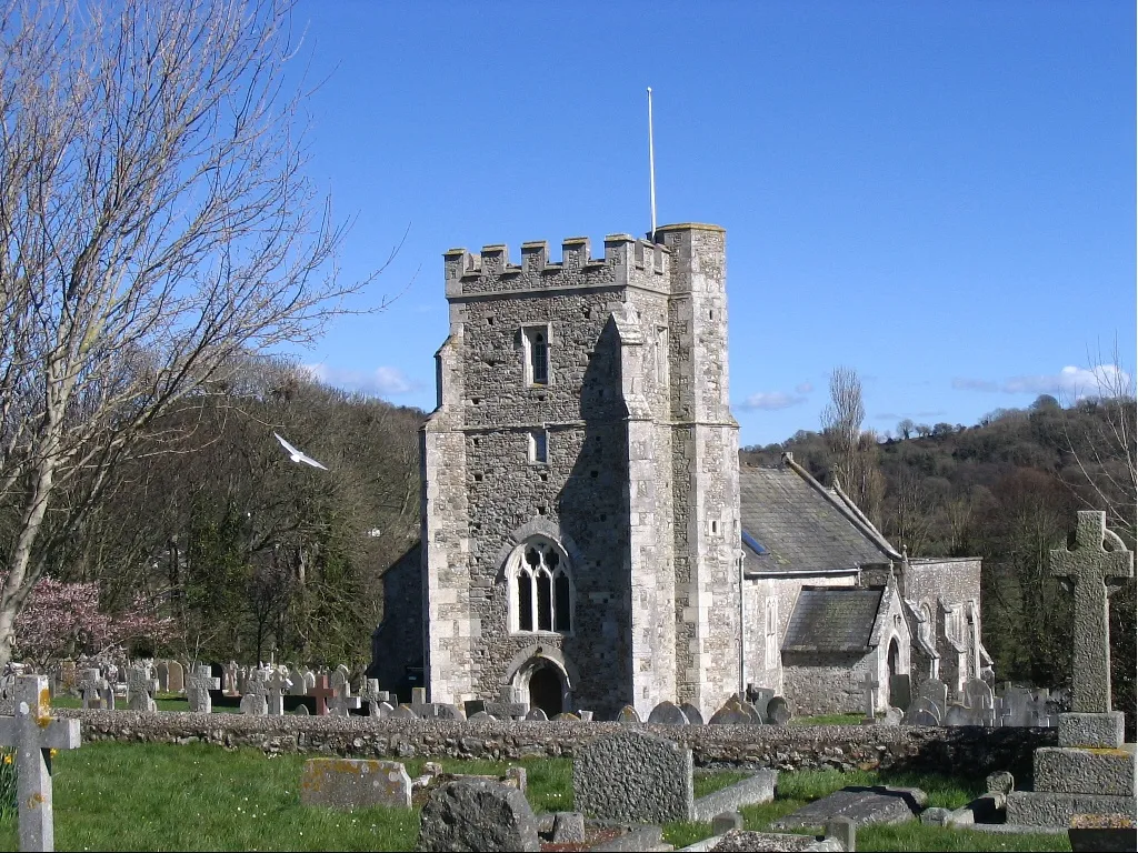 St Gregory's parish church, Seaton, Devon, seen from the west