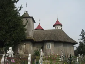 Wooden church in Forăști, Suceava