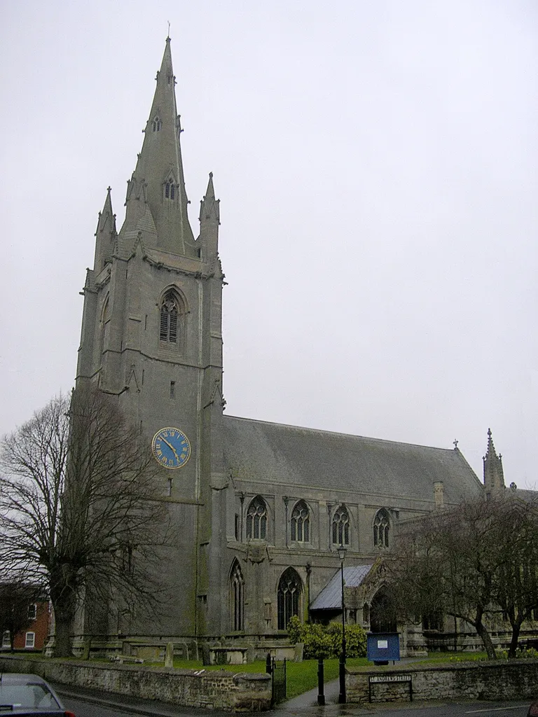 Heckington Church in Lincolnshire, seen from the south.