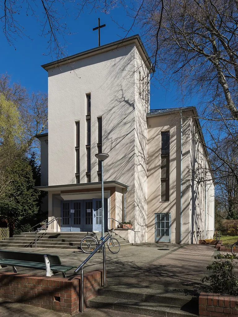 Die Kirche der Baptistengemeinde in der Rothenburgstraße, Berlin-Steglitz
