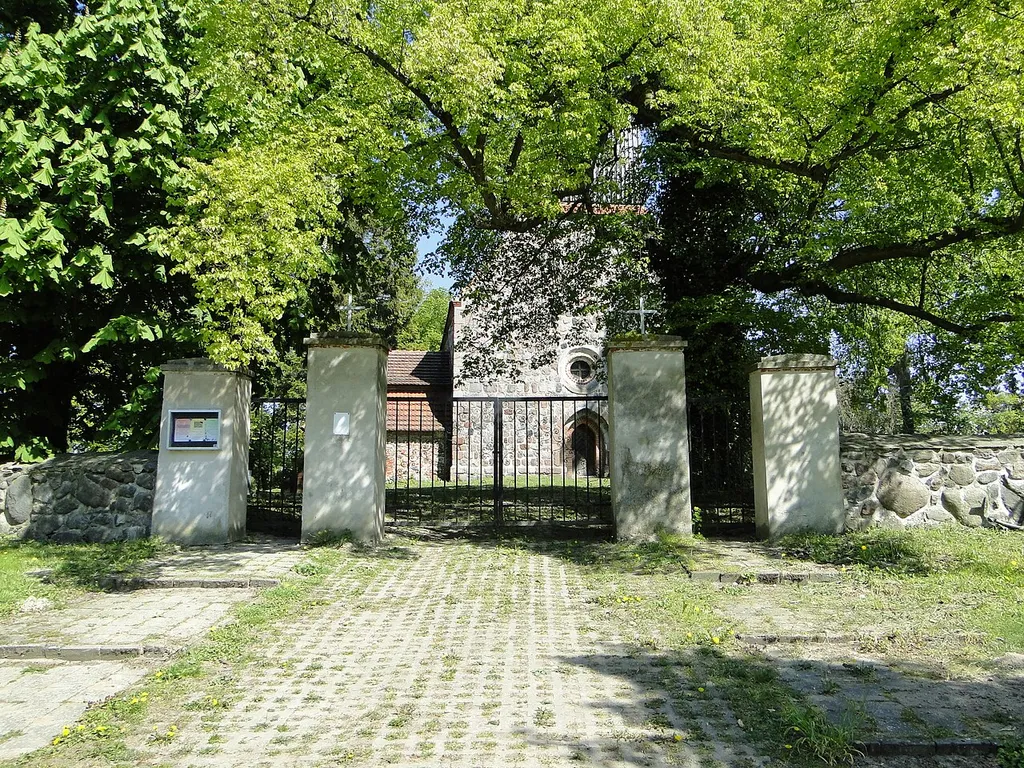 Church in Rattey, district Mecklenburg-Strelitz, Mecklenburg-Vorpommern, Germany