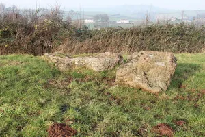 Large irregular stone circle at Stanton Drew south east of Church Farm