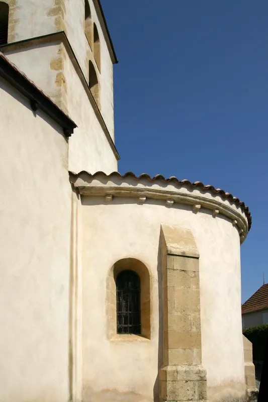 Chevet de l'église de Ligny-en-Brionnais