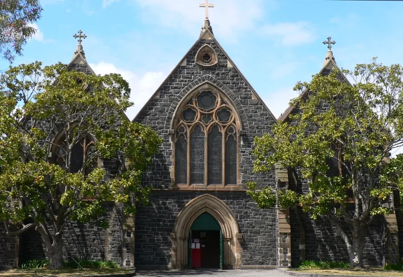 All Saints Anglican Church. East St Kilda, Australia.