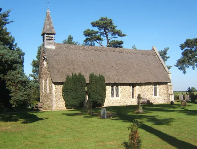 Parish church of St Augustine of Canterbury, Harleston, Suffolk, seen from the southwest