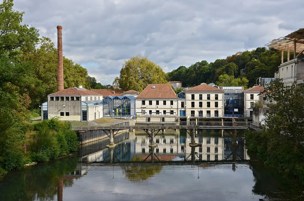 Former paper mill of Saint-Cybard-le-Nil (end of 19th century), now a museum of paper, Angoulême, Charente, France.