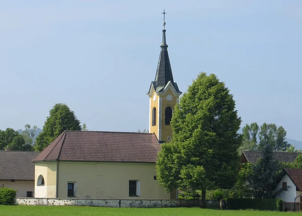 Church in Zgornji Kašelj, Ljubljana, Slovenia