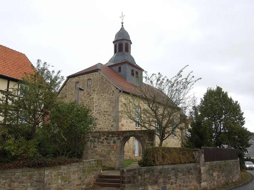 The protestant church in Willingshausen