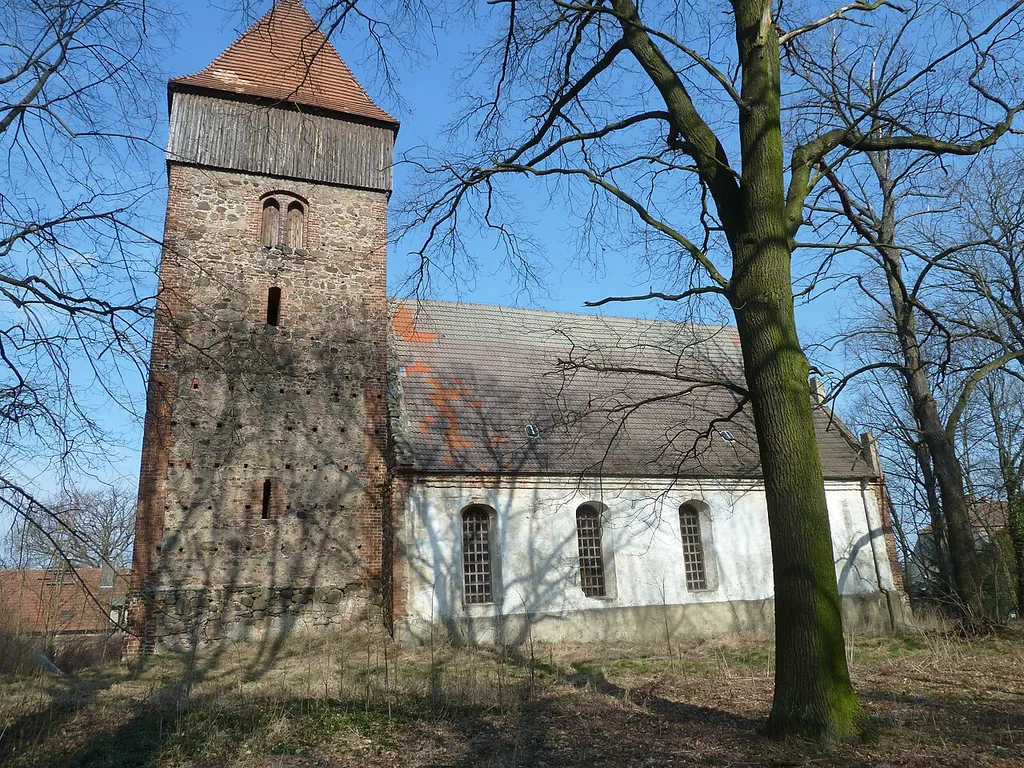 Kirche Steinitz, Ansicht von Süden