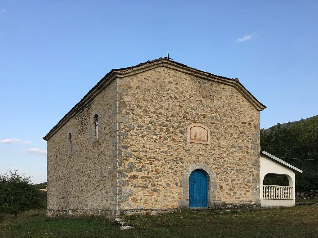St. Demetrius Church in the village of Atišta