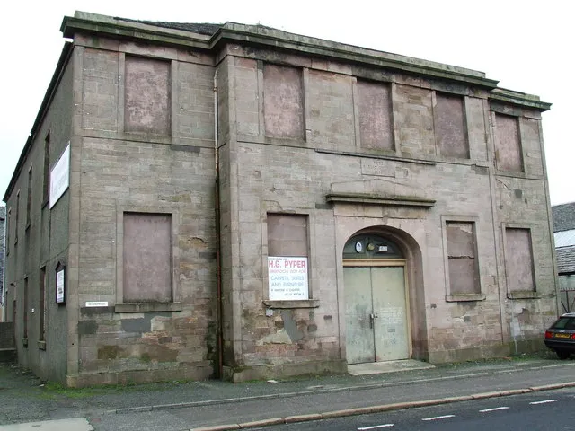 Free Gaelic Church building On Jamaica Street, built in 1843. See the date stone here 322518. The building is now a furniture &amp; carpet warehouse.