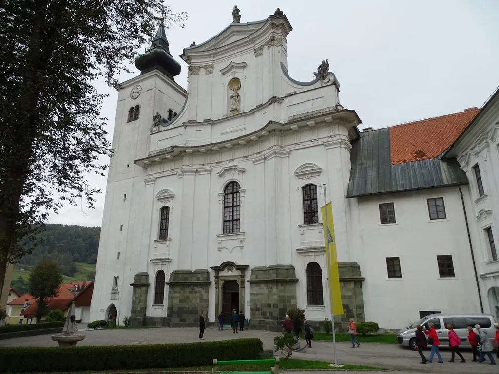 Church of St. Mohor and Fortunat, Gornji Grad - facade of the church