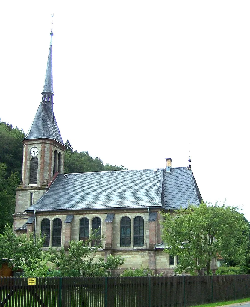 The Duke Alfred Memorial church in Luisenthal.