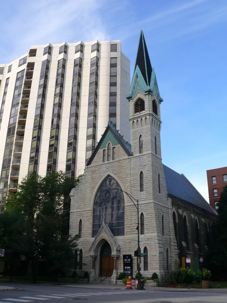 LaSalle Street Church in Chicago (Illinois, USA).