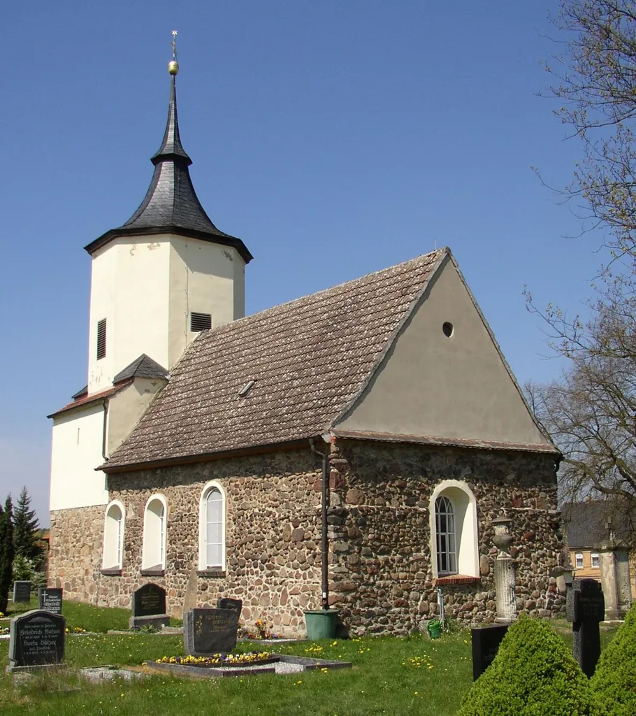 Church in Laußig-Durchwehna in Saxony, Germany