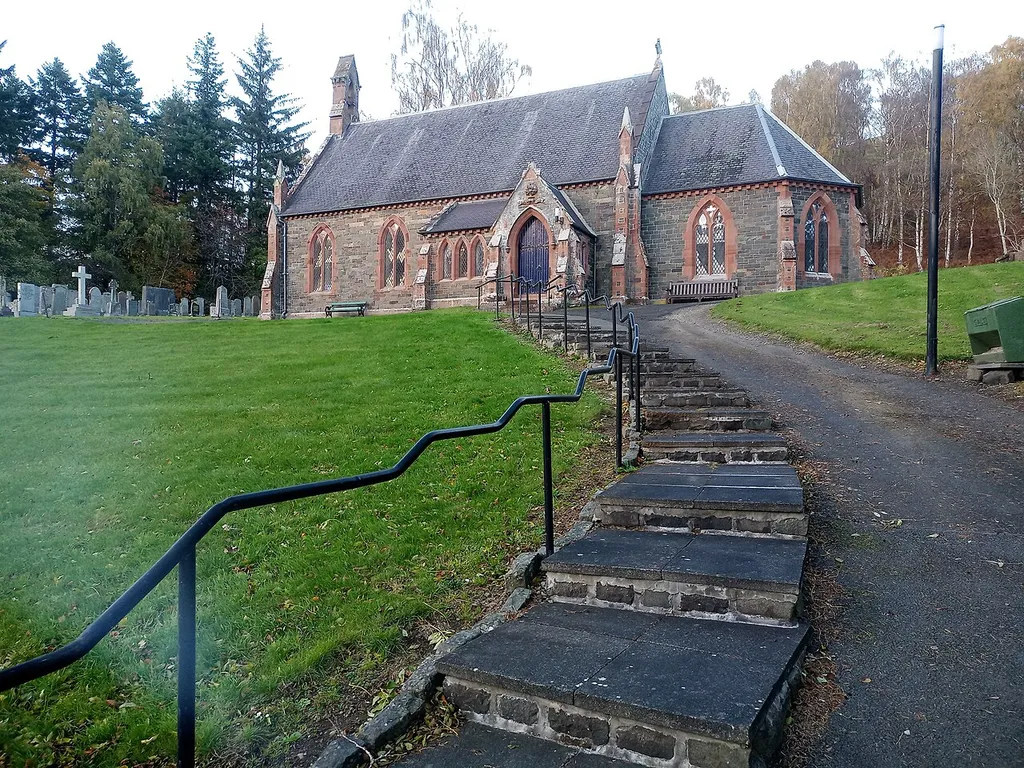 Graveyard and Boundary Walls, Caddonfoot Church (building in Scottish Borders, Scotland, UK)