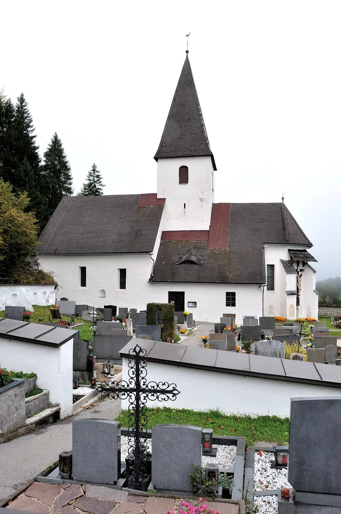 Parish church Saint Bartholomew and cemetery in Rechberg #2, municipality Eisenkappel-Vellach, district Voelkermarkt, Carinthia, Austria, EU