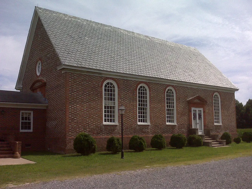 Upper Church, Stratton Major Parish, King and Queen County, Virginia (now Old Church United Methodist)
