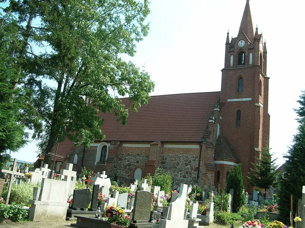 Saint George and Providence of God church in Tychnowy, Poland