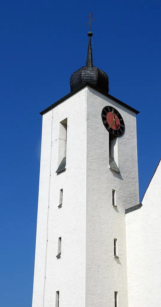 Belltower of the catholic church of Mariä Himmelfahrt in Oberköst, Oberköst 27