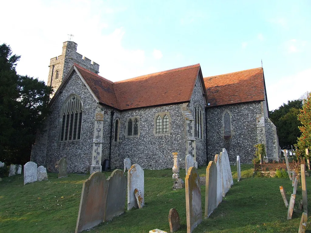 The parish church of St Peter and St Paul is a beautiful 13th century building with a peal of eight bells. It overlooks secluded farmland and lies below Blean Woods – hence its name. Though close to Boughton Street – which it serves – it's cut off from the village by the A2 trunk road.