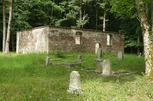 Ruins of the church in Ostrowite