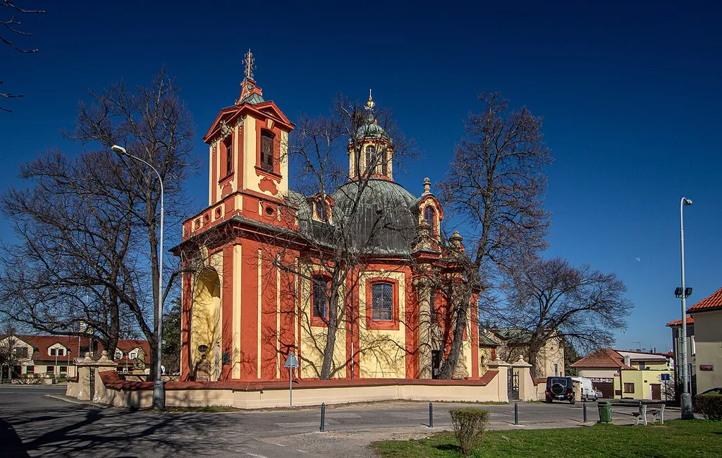 Praha-Kunratice, kostel svatého Jakuba Většího
