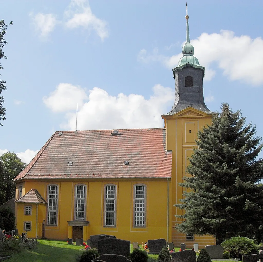 Kirche in Schellenberg, Gemeinde Leubsdorf, Landkreis Mittelsachsen