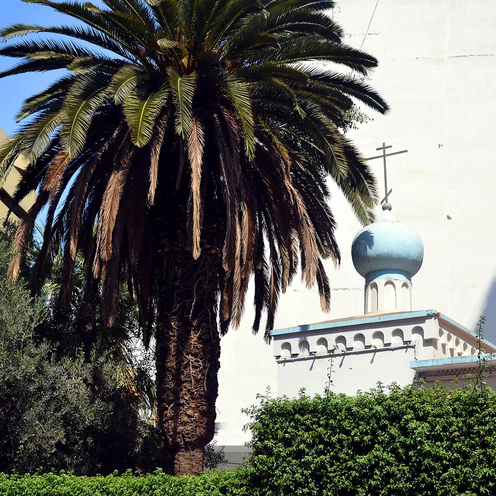 Eglise orthodoxe russe de la Dormition à Casablanca.