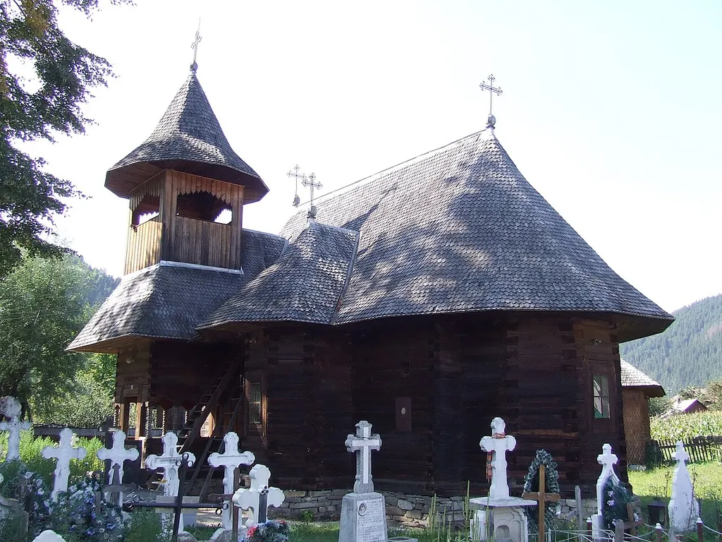 Biserica de lemn din Galu, judeţul Neamţ.