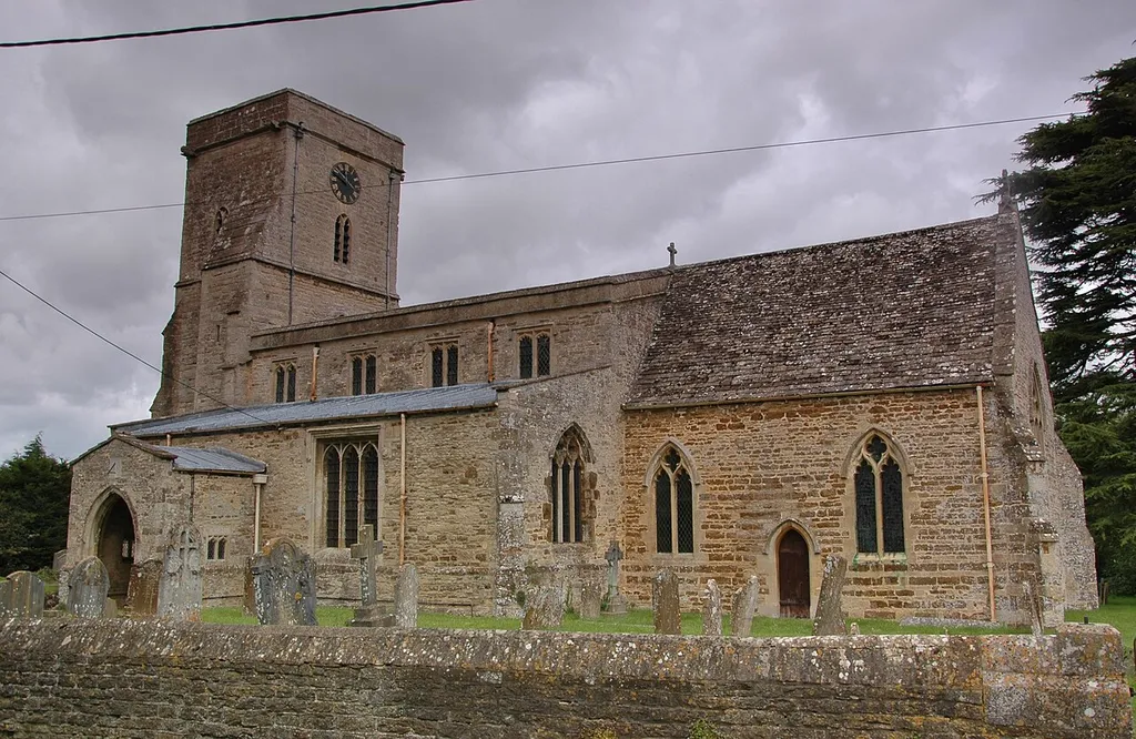 St Mary's parish church, Lower Heyford, Oxfordshire, seen from the southeast