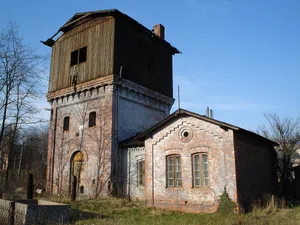 water supply tower (railway) in Maczki