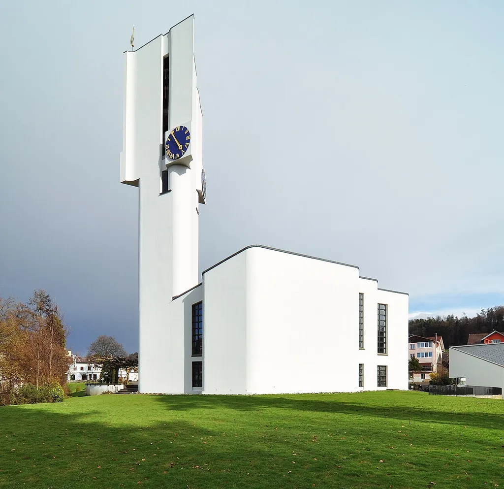 Reformierte Kirche, de:Bischofszell, 1968, Architekt: de:Benedikt Huber