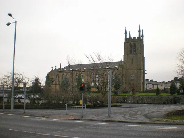 Trinity Towers, Accrington Road, Burnley, Lancashire. Built as Holy Trinity parish church. Now converted into apartments.