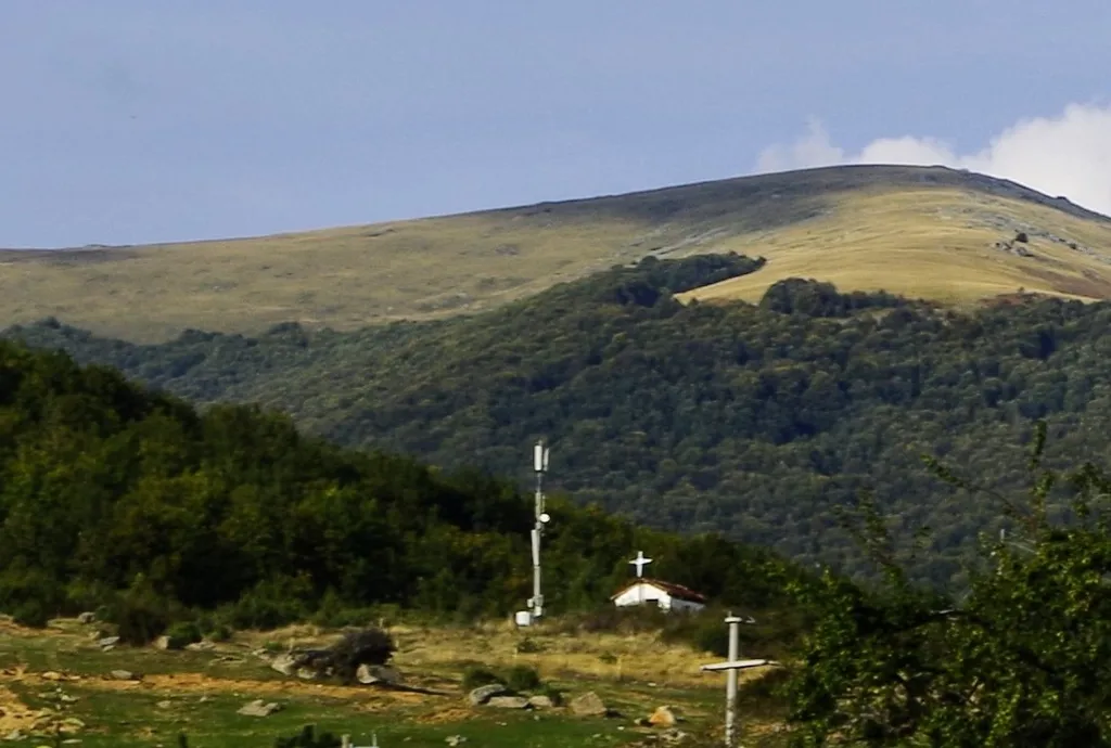 View of the St. Nicholas Church in the village Arvati
