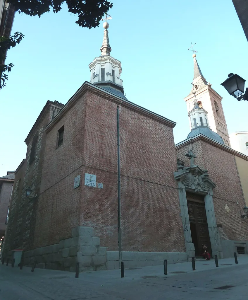 View of St. Nicholas Church in Madrid (Spain) from the south-west angle.