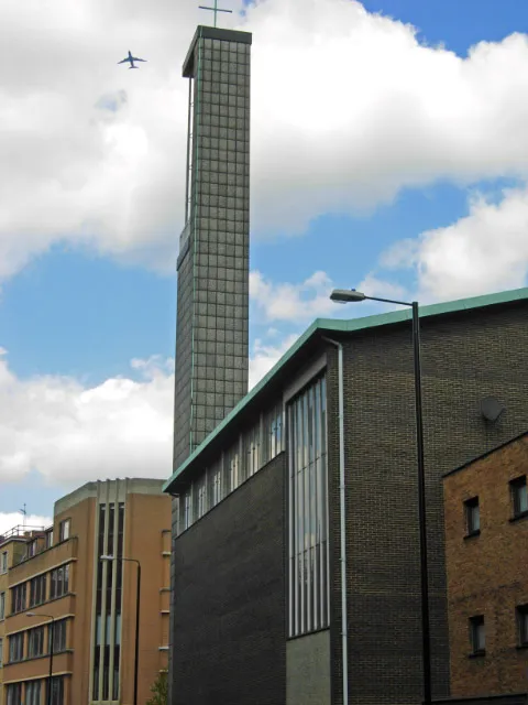 St Boniface's Church, Whitechapel This German Catholic church, with its highly distinctive campanile, dominates Adler Street, between Whitechapel Road and Commercial Road.