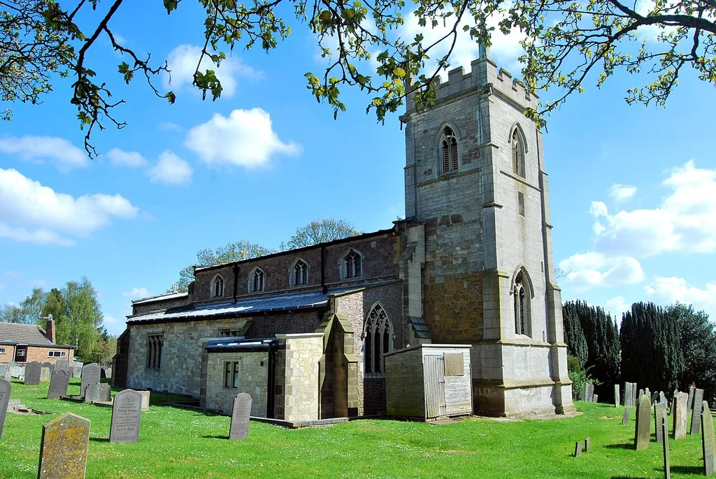 Church of England parish church of St Michael and All Angels, Rearsby, Leicestershire, viewed from the northwest