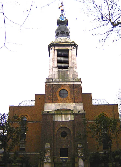 St Anne's Church, Soho, Westminster, London. 14 January 2006. Photographer: Fin Fahey