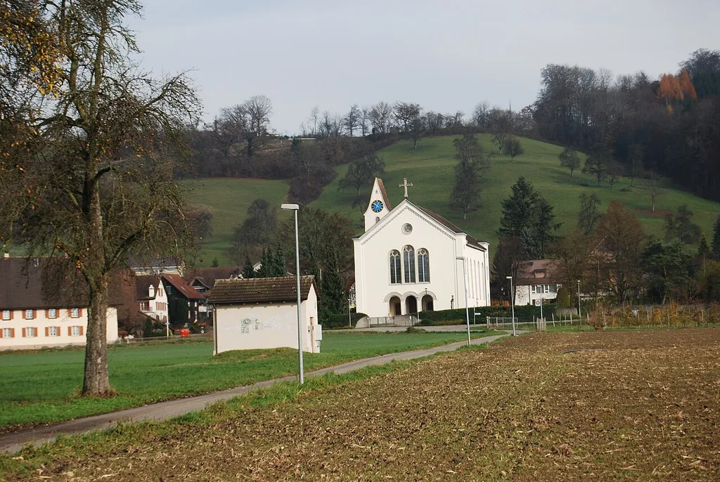 Church of Zufikon, canton of Aargau, Switzerland