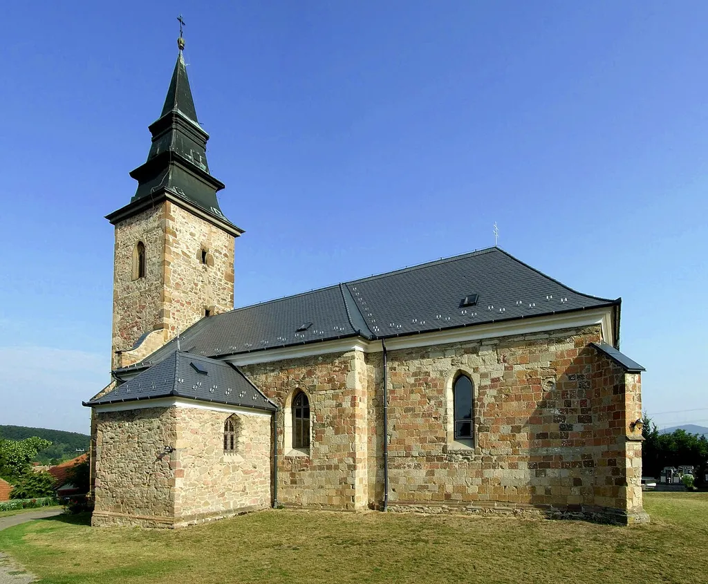 Bogács, Hungary. Catholic church