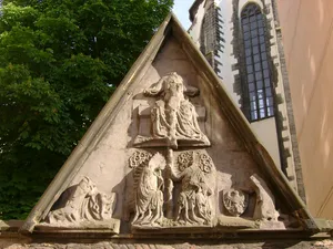 Cemetery gate of the Church of Our Lady of the Snow