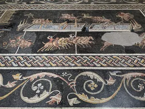 Circus Mosaic from Lyon